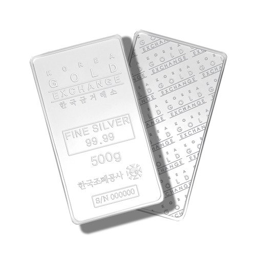 한국조폐공사 품질인증 실버바 500g